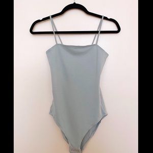 Topshop Square-Neck Bodysuit US S (NEVER WORN)